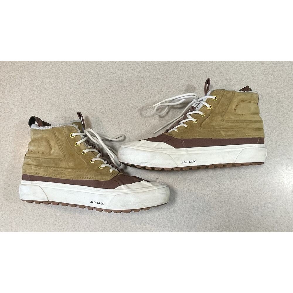 VANS Sk8-Hi Del Pato MTE-2 Utility/Duck Boots Men’s 7.5 -Women’s 9 Tan Suede - Picture 5 of 13